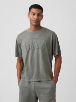 Everyday Soft Boxy Gap Logo T-Shirt-Mesculen Green