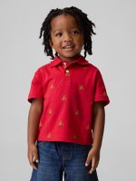 Baby & Toddler Boxy Polo Shirt-Bear