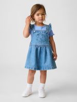 Baby & Toddler Bear Pocket Denim Skirtall-Medium Wash Bear