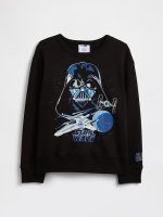 GapKids Star Wars™ Relaxed Crewneck Sweatshirt-Black
