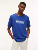Nautical Hilfiger Logo T-Shirt-Pigment Blue