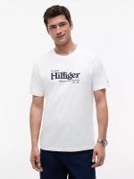 Nautical Hilfiger Logo T-Shirt-White
