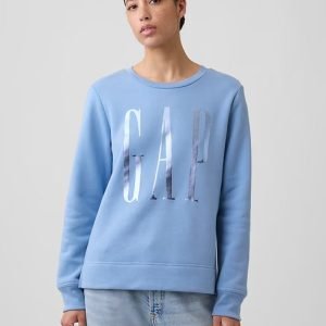 Relaxed Gap Logo Sweatshirt-Blue Suede