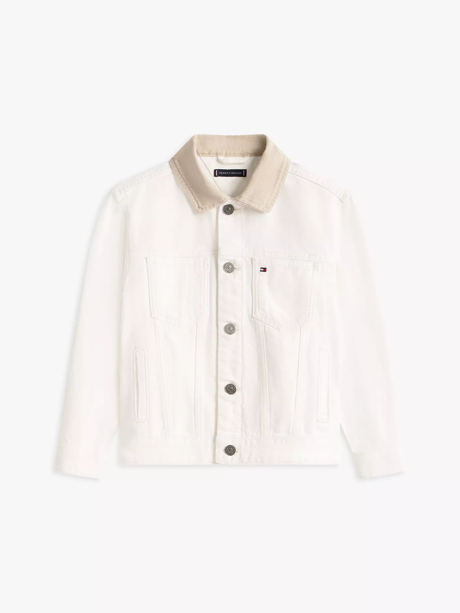 Kids' Flag Logo Denim Jacket-Denim Archive - Image 2