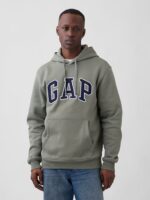 Adult Relaxed Gap Logo Hoodie-Mesculen Green