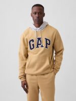 Relaxed Gap Logo Hoodie-Taos Taupe