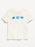 Short-Sleeve Graphic T-Shirt for Toddler Boys-Sea Salt
