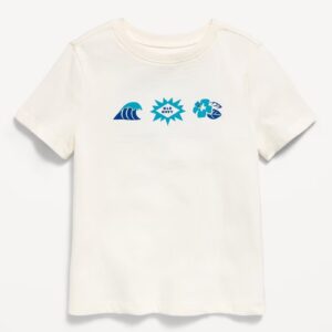 Short-Sleeve Graphic T-Shirt for Toddler Boys-Sea Salt