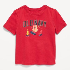 Short-Sleeve Graphic T-Shirt for Toddler Boys-Red