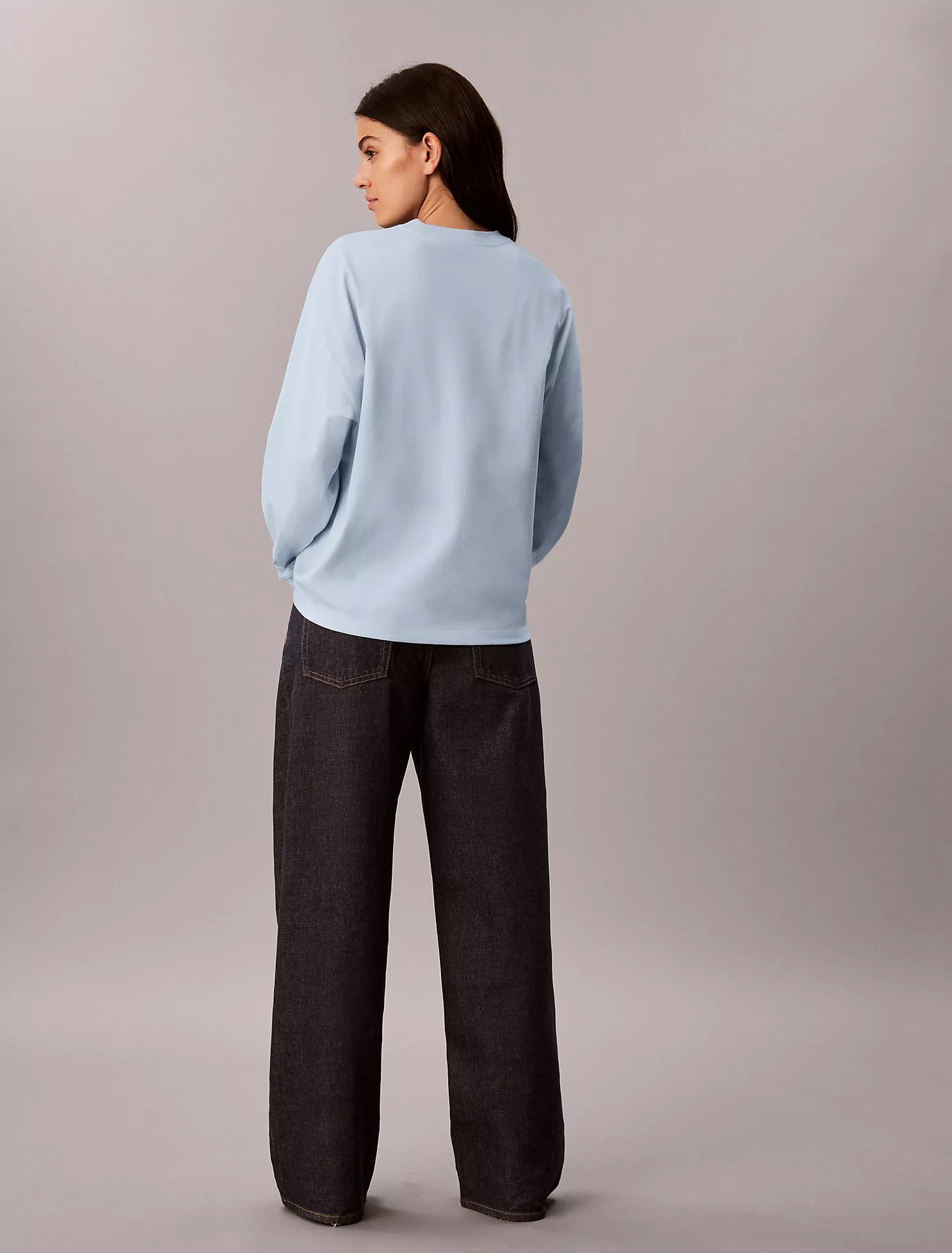 Denim Applique Monologo Tee-Plein Air - Image 3