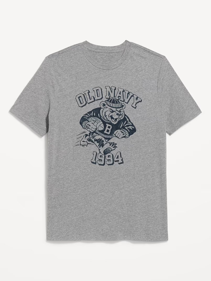 Logo Graphic T-Shirt-Silver Fern