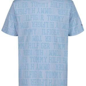 Boys’ 8-20 All Over Print Short-Sleeve T-Shirt-Chambray Blue