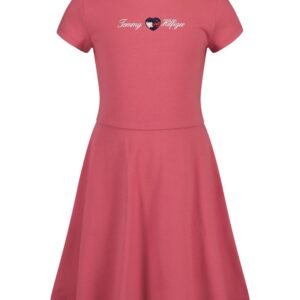Girls’ 7-16 Short-Sleeve Dress-Berry Blast
