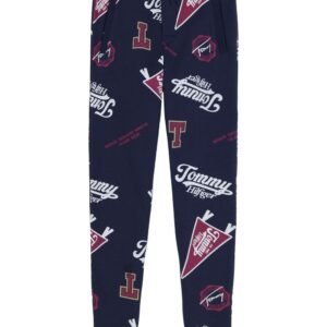 Boys’ 8-20 Collegiate AOP Allover-Print Pull-On Ribbed-Cuff Joggers-Navy Blazer