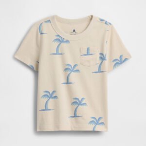 Baby & Toddler Mix & Match Pocket T-Shirt-Palm Print