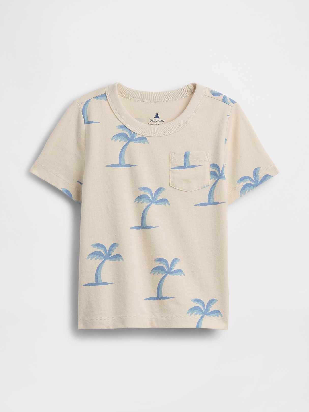 Baby & Toddler Mix & Match Pocket T-Shirt-Palm Print