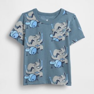 Baby & Toddler Mix & Match Pocket T-Shirt-Blue Focus