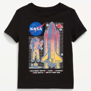 NASA Unisex Graphic T-Shirt for Toddler Boys-Nasa