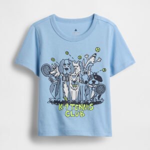 Baby & Toddler Mix & Match Graphic T-Shirt-Blue Focus