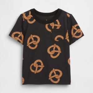 Baby & Toddler Mix & Match Pocket T-Shirt-Pretzel