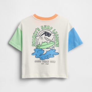 Baby & Toddler Oversized Graphic T-Shirt-New Off White