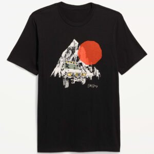 Logo Graphic T-Shirt-Black Jack