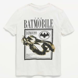 DC Comics™ Batman Gender-Neutral Graphic T-Shirt for Kids-Sea Salt