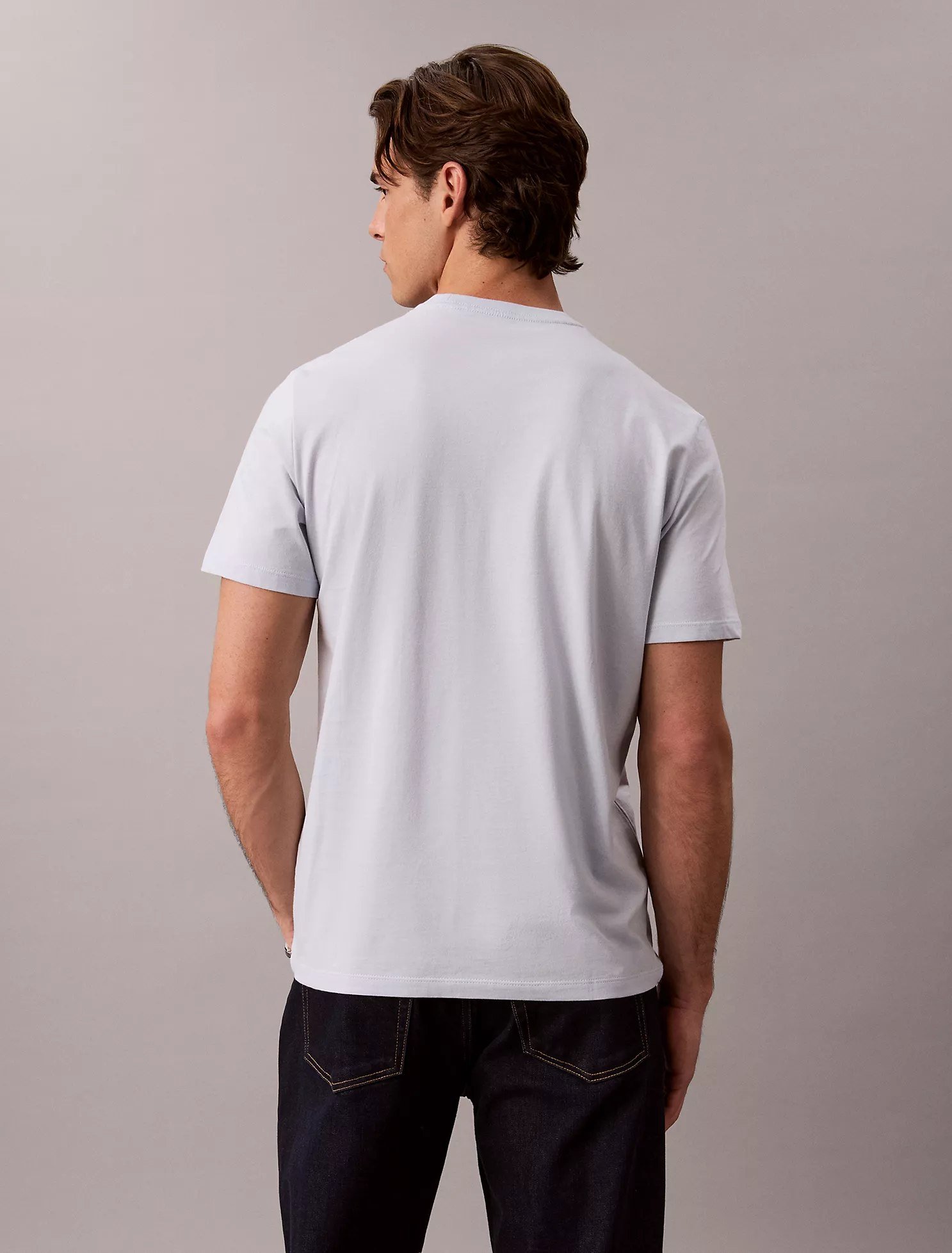 Varsity Crest Logo Graphic Tee-Plein Air - Image 3