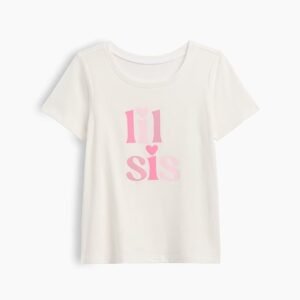 babyGap Graphic T-Shirt-Lil Sis New Off White