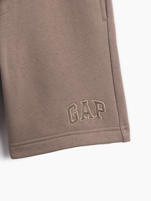 Kids Relaxed Gap Logo Pull-On Shorts-Plymouth Rock - Image 2