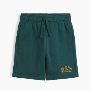 Kids Relaxed Gap Logo Pull-On Shorts-Tropic Green