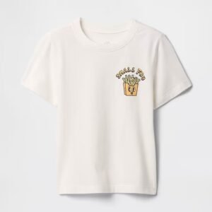 babyGap Graphic T-Shirt-New Off White Fries