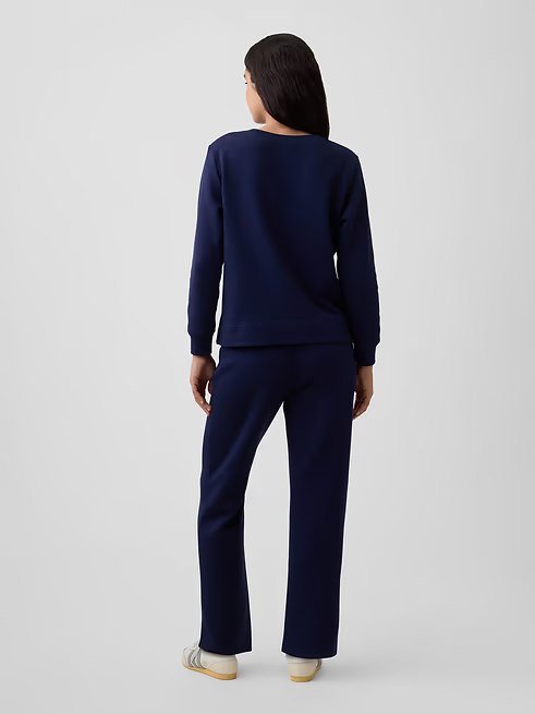 Relaxed Gap Logo Sweatshirt-Navy Bows - Image 2