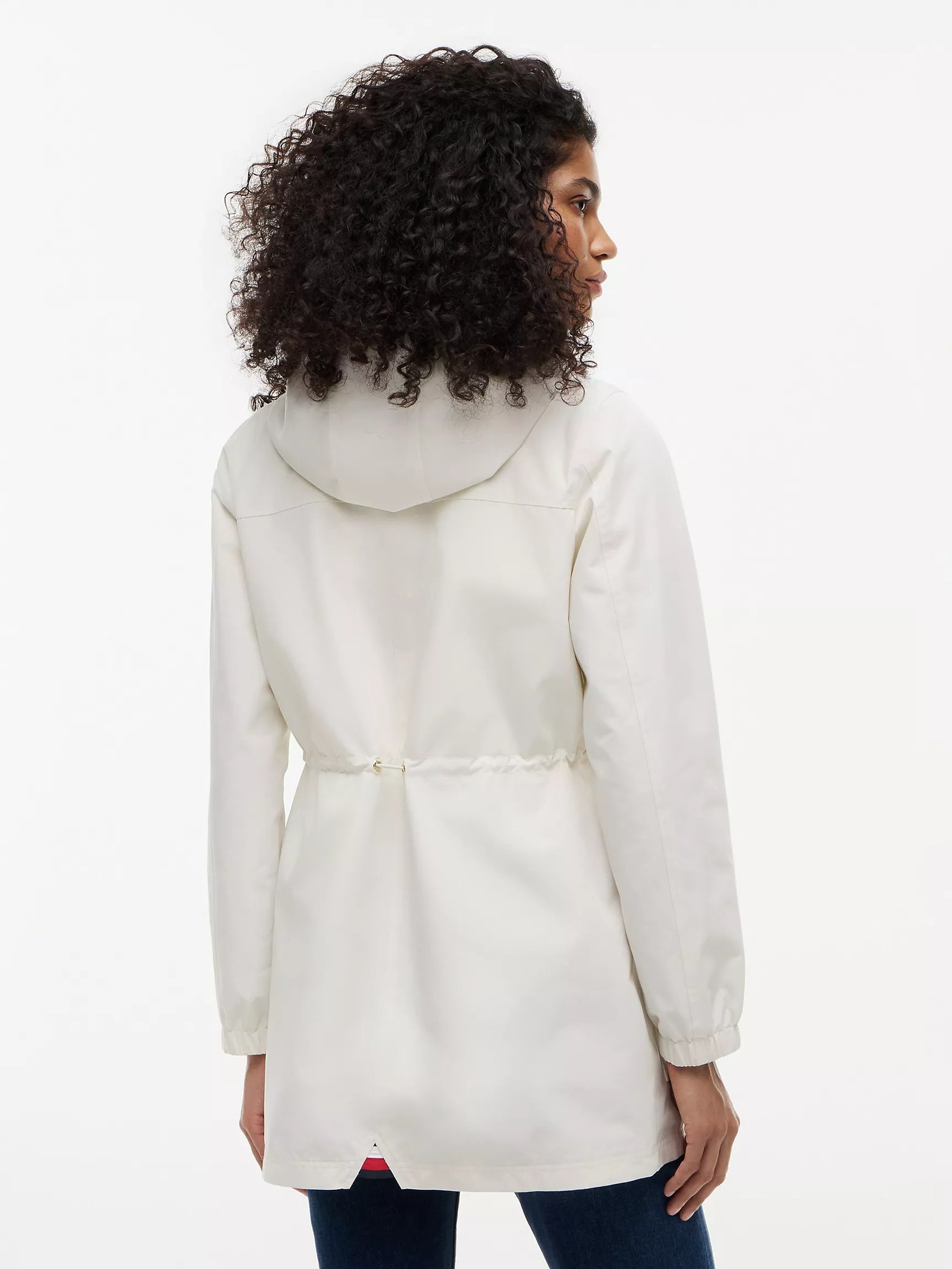 Hooded Storm Jacket-Ivory - Image 2
