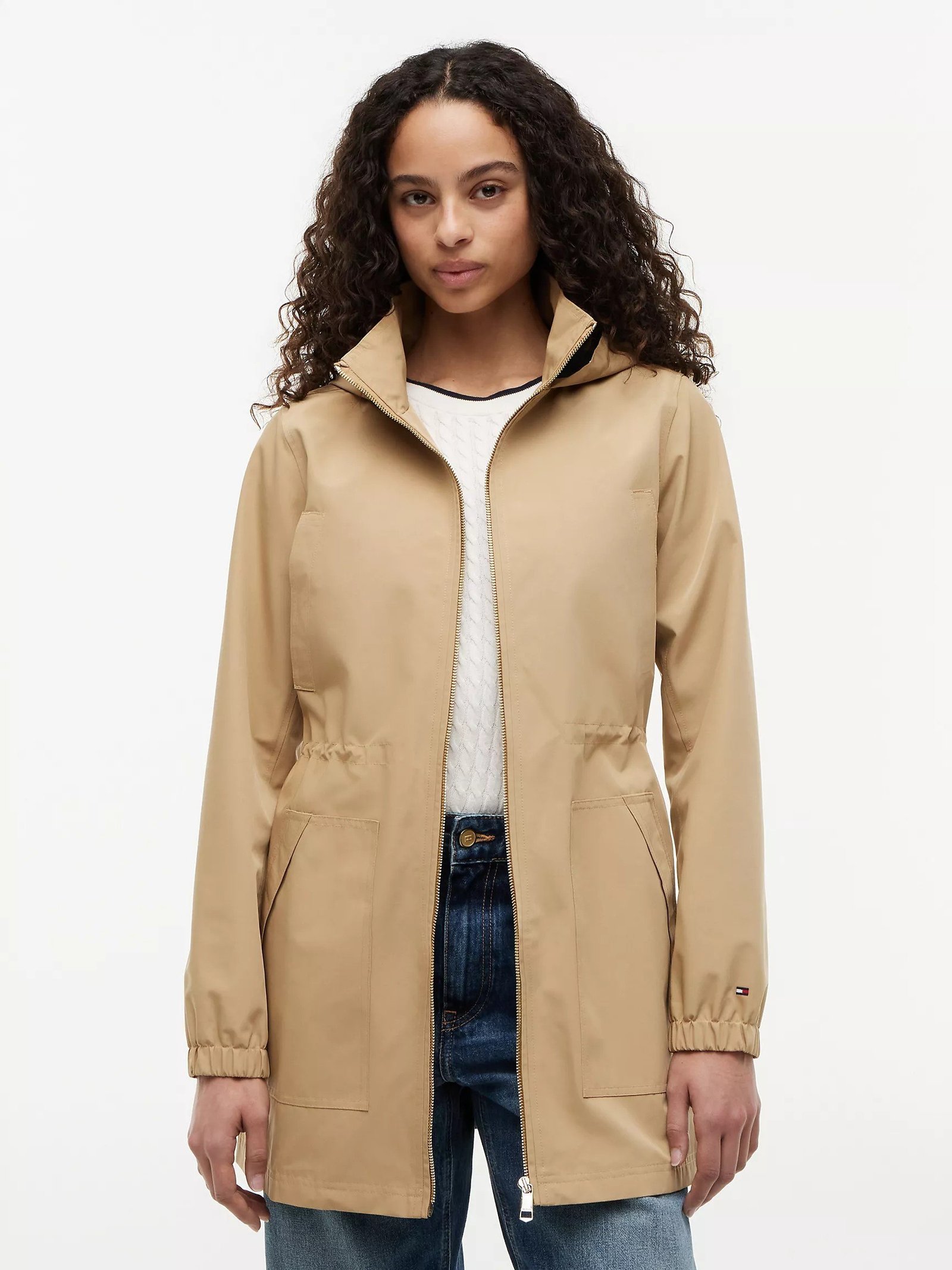 Hooded Storm Jacket-Classic Khaki