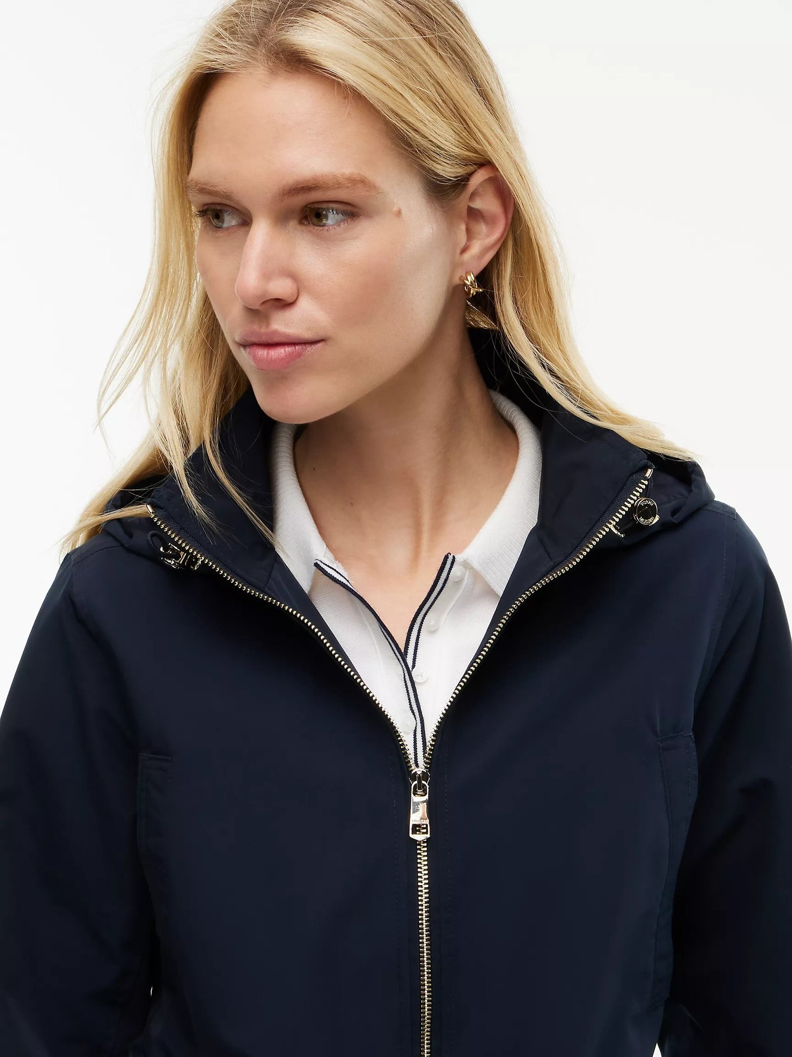 Hooded Storm Jacket-Navy Blue - Image 4