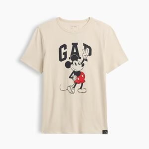 GapKids × Disney Logo T-Shirt-Disney Peace Chino