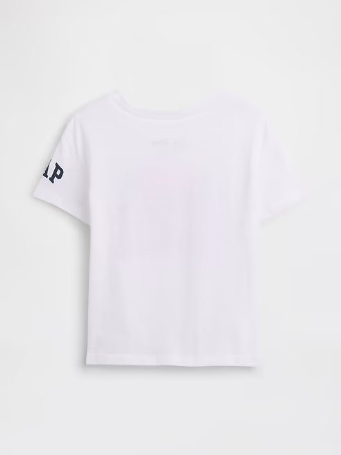 babyGap × Disney Graphic T-Shirt-Disney Family Sis New Off White - Image 3