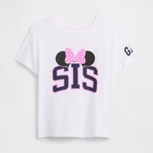 babyGap × Disney Graphic T-Shirt-Disney Family Sis New Off White