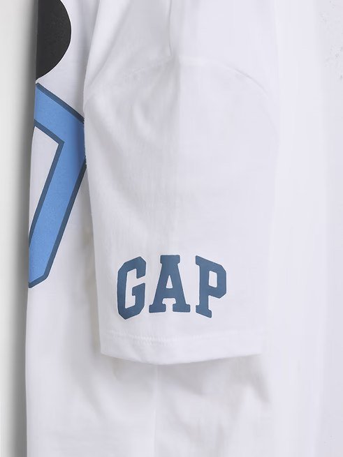 GapKids × Disney Big Bro Graphic T-Shirt-Disney Family White - Image 2