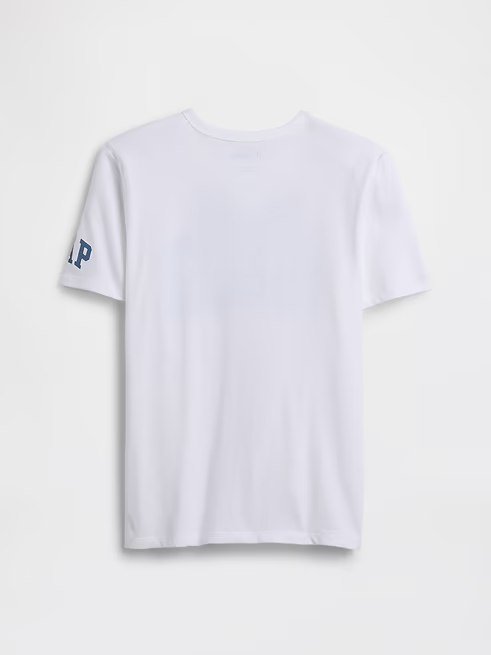 GapKids × Disney Big Bro Graphic T-Shirt-Disney Family White - Image 3