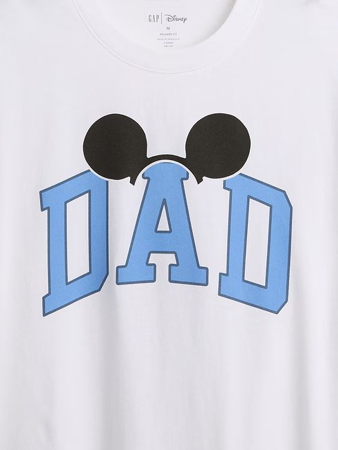 Gap × Disney Everyday Soft Relaxed Graphic T-Shirt-White - Image 2