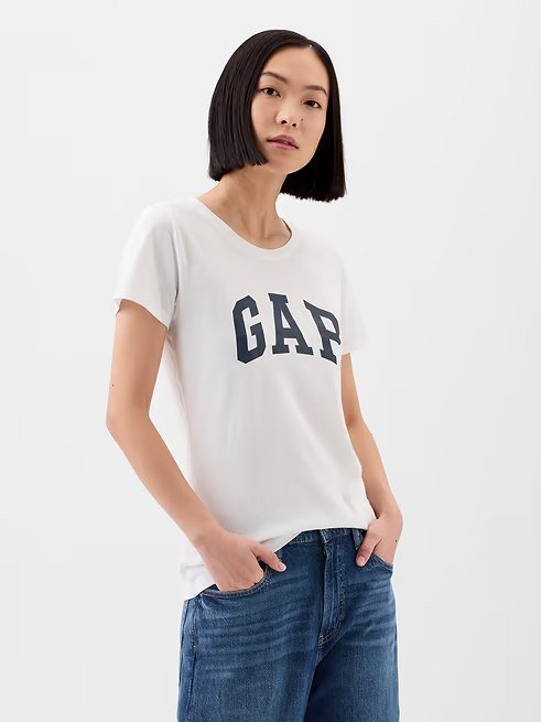 Gap Logo T-Shirt-White