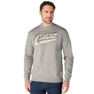 Sawyer Script Crewneck Sweatshirt-Weather Ash Heather