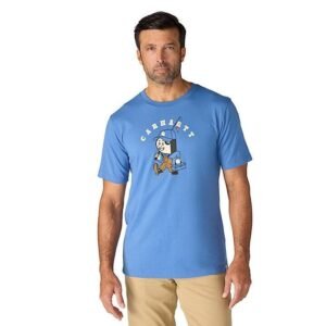 Irvine Relaxed Fishing T-Shirt-Dark Tranquil Blue