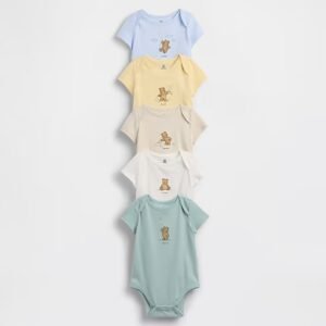 Baby First Favorites Organic Cotton Bodysuit (5-Pack)-Brannan Bear