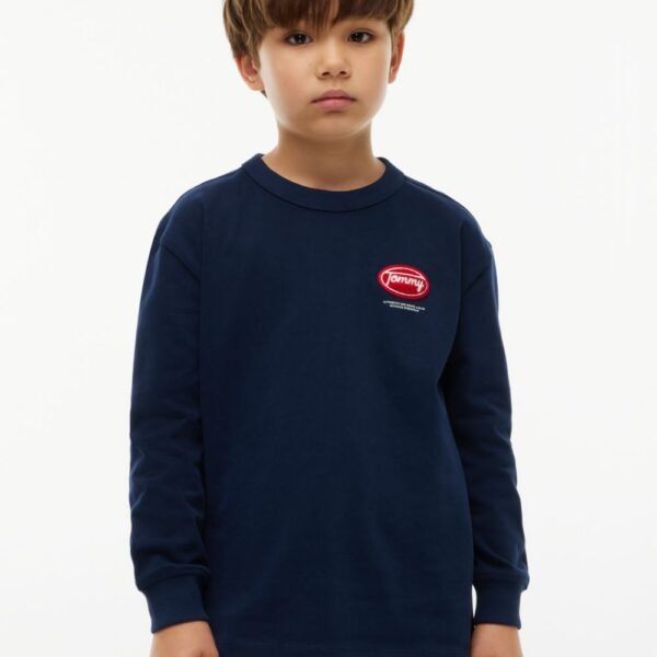 Kids’ Workwear Logo T-Shirt Boys-Navy