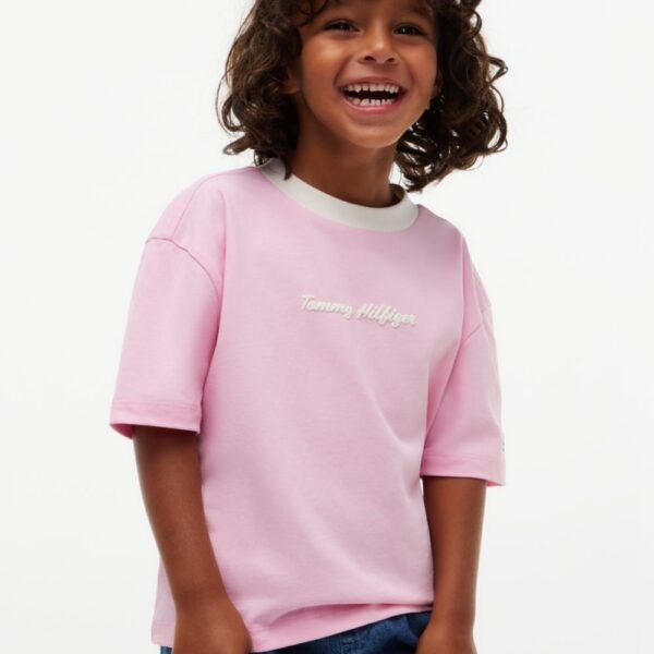 Kids’ Hilfiger Graphic T-Shirt Girls-Classic Pink