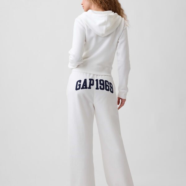 Gap Graphic Straight-Leg Sweatpants-New Off White