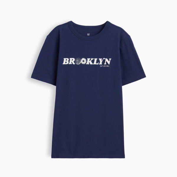 Kids Gap Brooklyn Graphic T-Shirt-New Navy Blue
